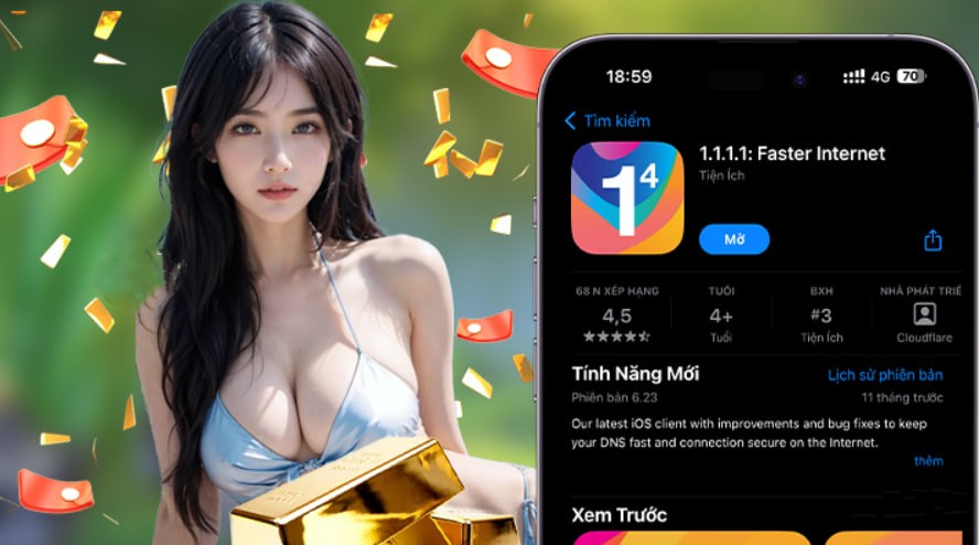 Hình ảnh quảng cáo của sv888 hiển thị nền tảng và các lợi ích
